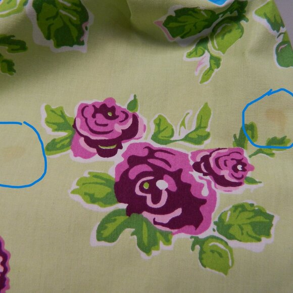 Eleanor Rose Dress size 18 mth  Green Aqua Purple Floral - Picture 9 of 9